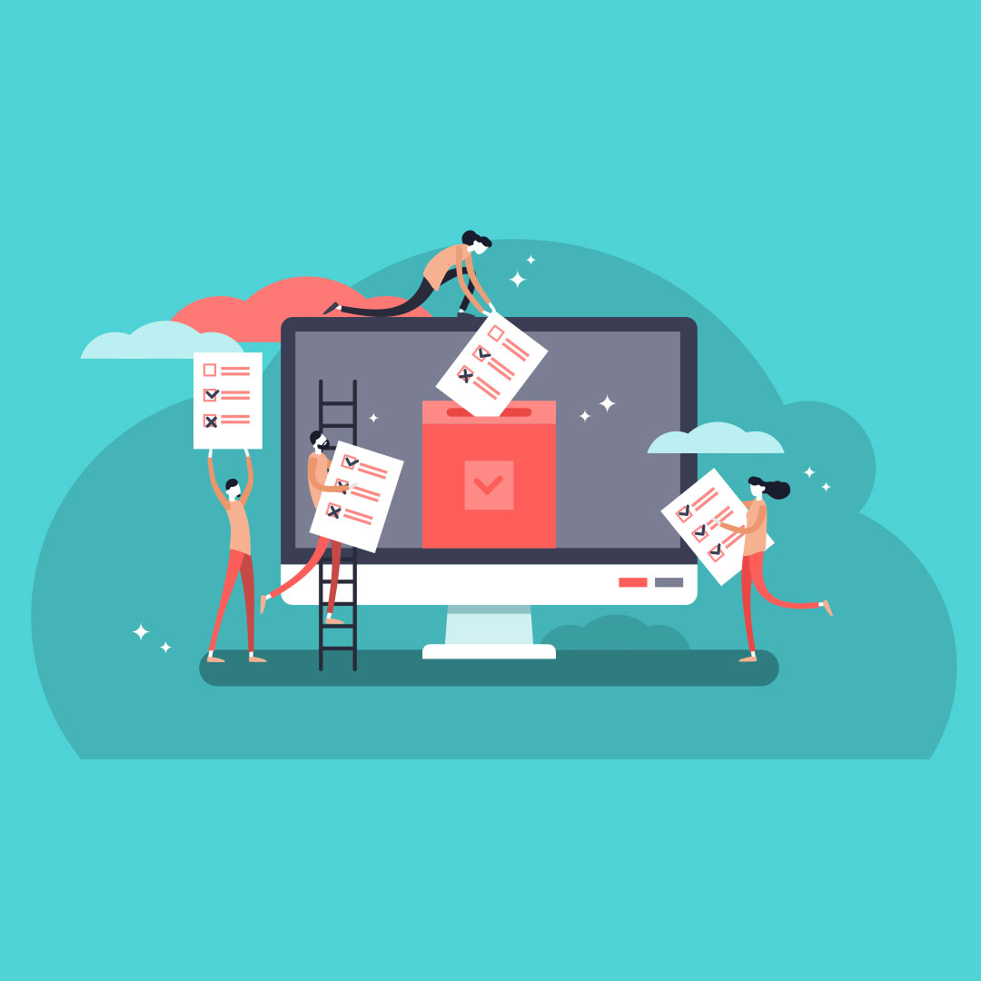 Symbolbild Online-Umfrage