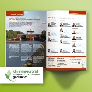 Doppelseite aus dem Magazin der Wohnstätten Wanne-Eickel