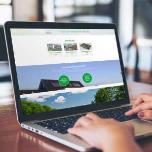 Ein weiterer Ausschnitt der Website