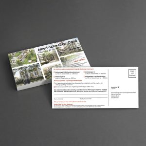 Befragung auf Postkarte
