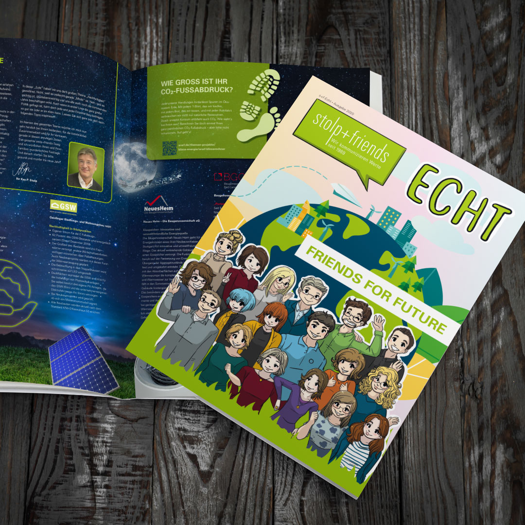 Weihnachtszeitung von stolp+friends