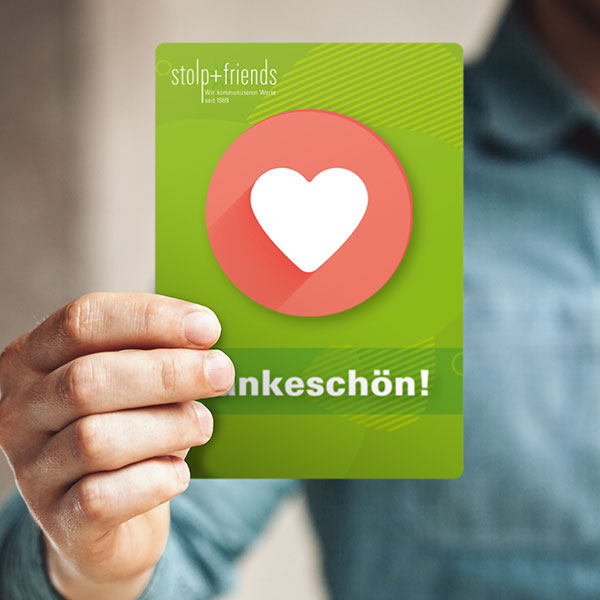 Kommunikationskarte für Videokonferenzen von stolp+friends