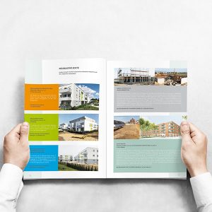 Innenseite Geschäftsbericht 2020 der Kölner Wohnungsgenossenschaft eG