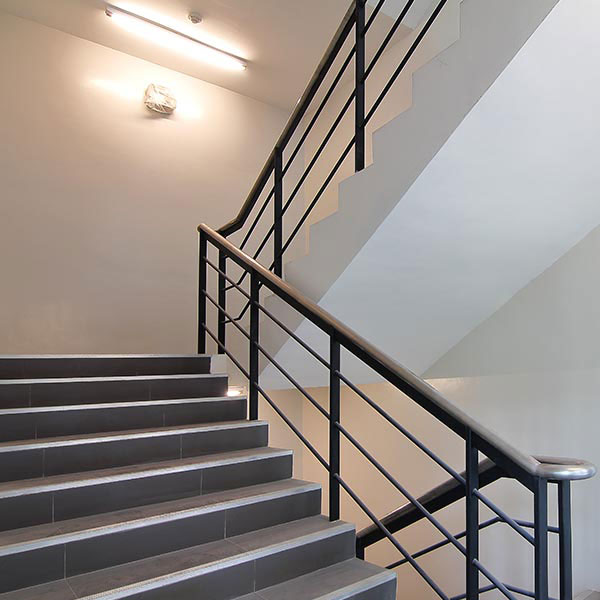 Treppenhäuser bieten Platz für Kommunikationsmaßnahmen