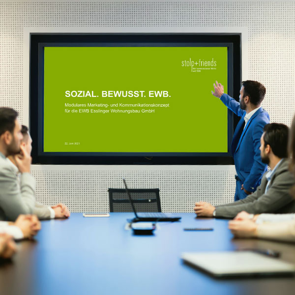 Die neue Kommunikationsstrategie der EWB basiert auf einem Konzept von stolp+friends