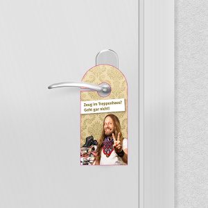 Türanhänger mit Spruch und Bild
